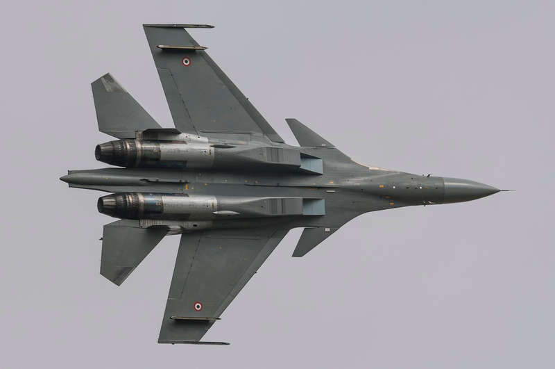 Illustration for article titled Photos: India's Su-30MKI Flankers Sparred With Royal Air Force Typhoons